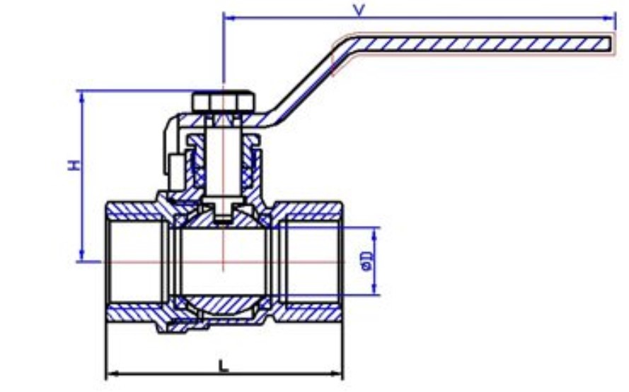 Краны шаровые латунные 11б27п1 и 11б27п